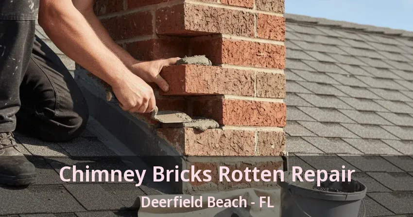Chimney Bricks Rotten Repair Deerfield Beach - FL