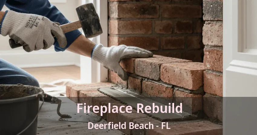 Fireplace Rebuild Deerfield Beach - FL