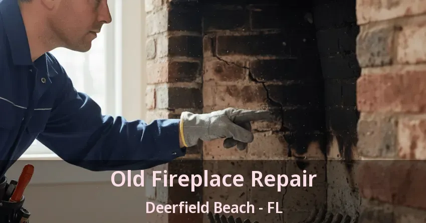 Old Fireplace Repair Deerfield Beach - FL
