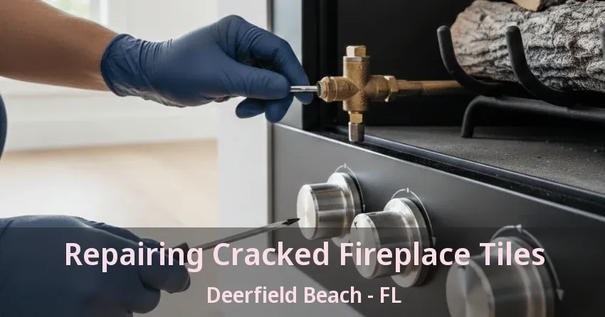 Repairing Cracked Fireplace Tiles Deerfield Beach - FL