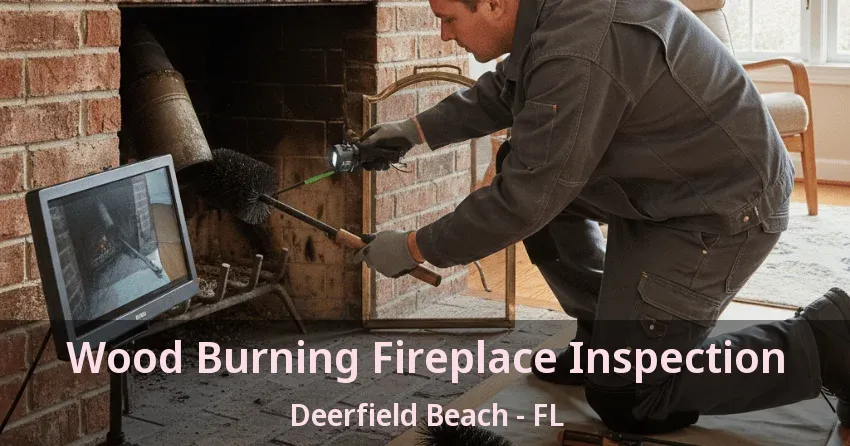 Wood Burning Fireplace Inspection Deerfield Beach - FL